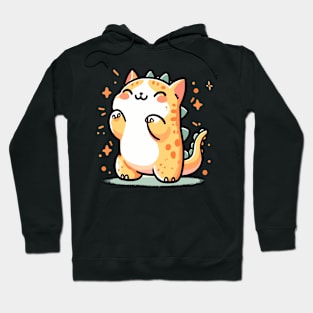 T-rex cat cute Hoodie